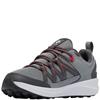 COLUMBIA BOYS WATERPROOF LACE TRAINER - GREY RED